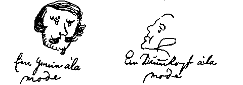 A genius � la mode A fathead � la mode