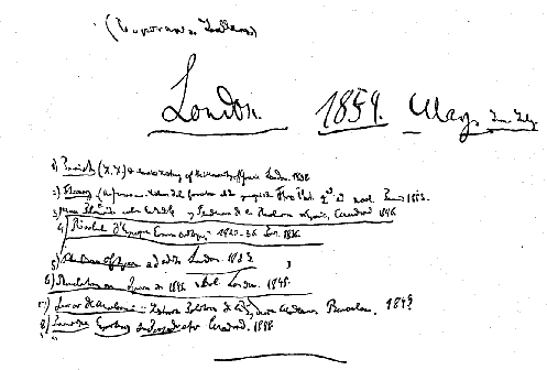 Tituln� list jednoho z Marxov�ch se�it� s v�pisky z d�jin �pan�lska