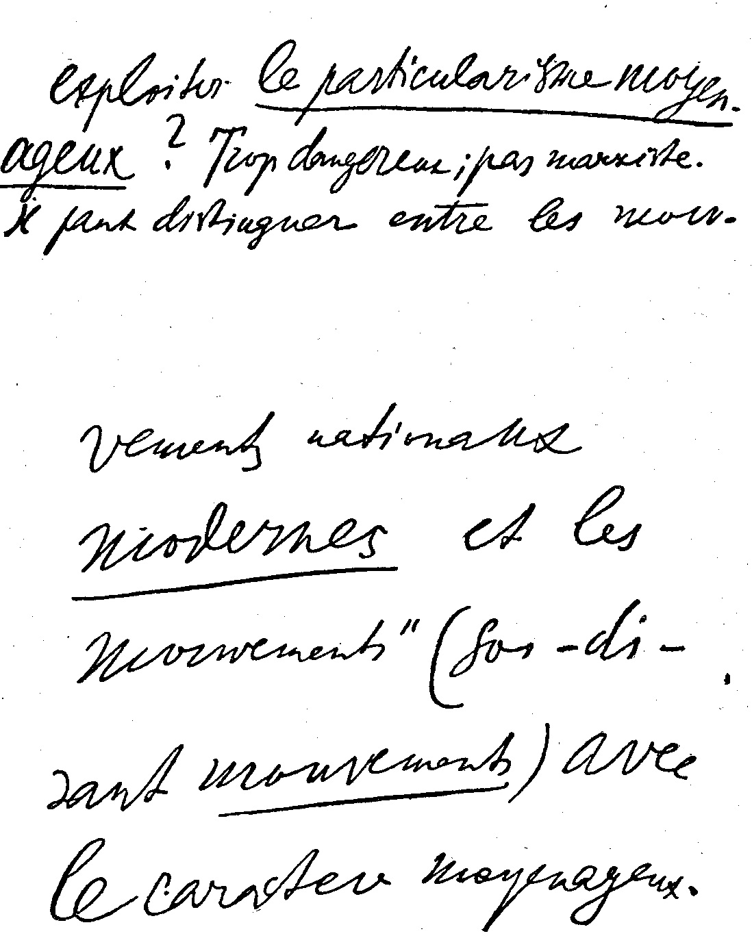 Rukopis Leninov�ch pozn�mek ze sch�ze