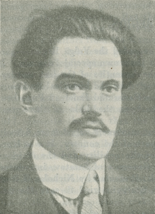 Illustrated portrait of V. V. Kuibyshev