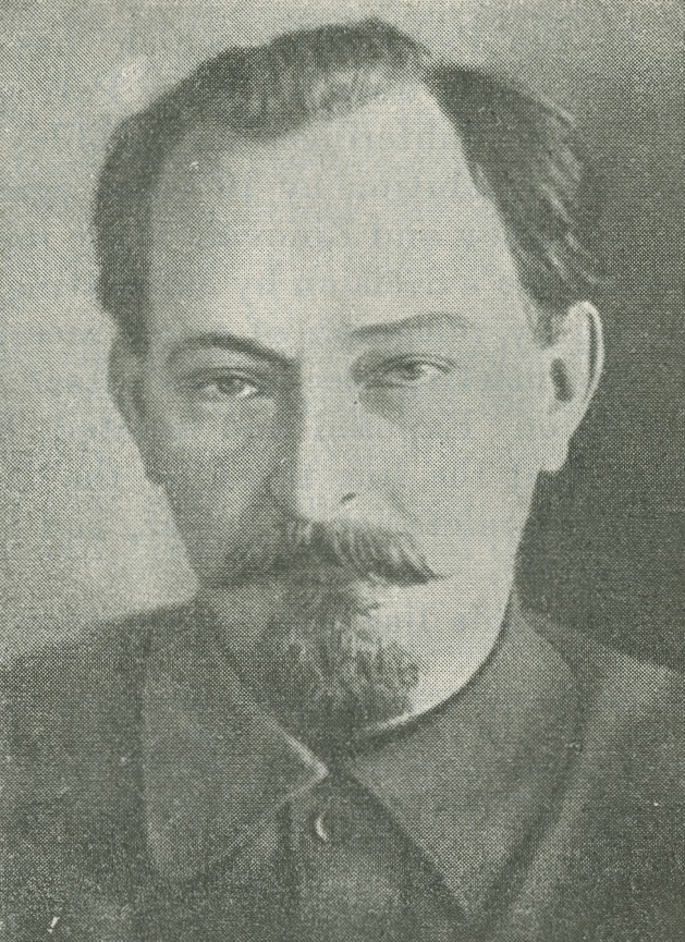 Illustrated portrait of F.E. Dzerzhinsky