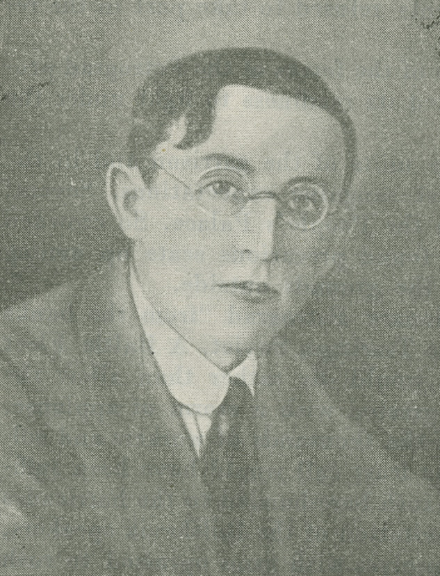 Illustrated portrait of V. Volodarksy