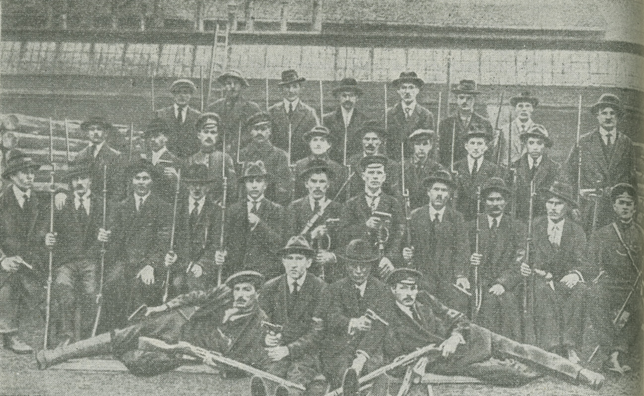 Photograph of the Red Guard at the Stary Parviainen Works