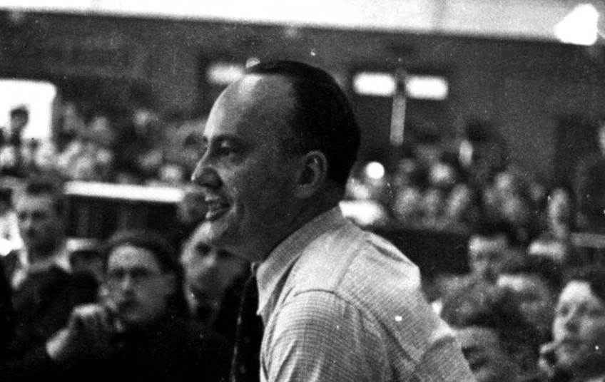 Gu�rin p� m�te med franska folkfronten 1936